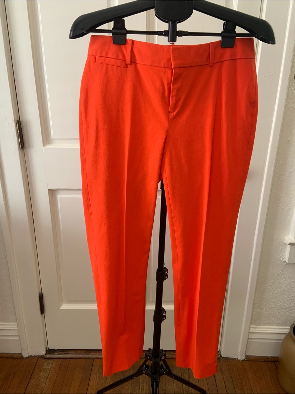crown & ivy Bright Orange Tailored Ankle Pants